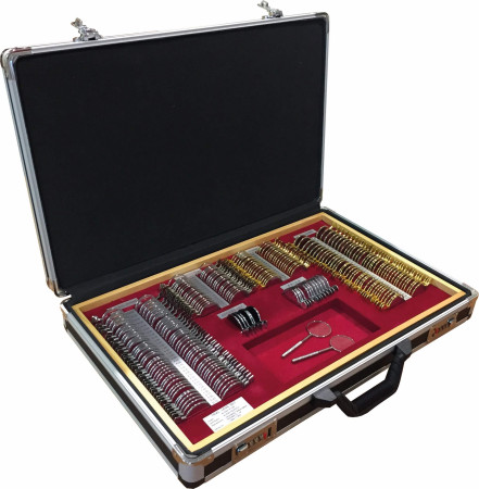 Набор пробных линз Almas MT-226 (золотые и серебрянные ободки)